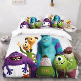 Laden Sie das Bild in den Galerie-Viewer, Monsters University Bettwäsche-Set, gemusterter Bettbezug ohne Füllstoff