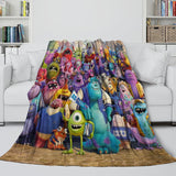 Laden Sie das Bild in den Galerie-Viewer, Monsters University Blanket Flannel Fleece Throw Room Decoration