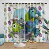 Laden Sie das Bild in den Galerie-Viewer, Monsters University Curtains Blackout Window Drapes Room Decoration