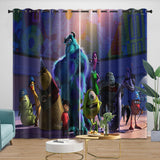 Laden Sie das Bild in den Galerie-Viewer, Monsters University Curtains Blackout Window Drapes Room Decoration