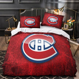 Laden Sie das Bild in den Galerie-Viewer, Montreal Canadiens Bedding Set Quilt Duvet Cover Without Filler