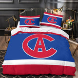 Laden Sie das Bild in den Galerie-Viewer, Montreal Canadiens Bedding Set Quilt Duvet Cover Without Filler