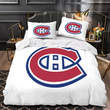 Laden Sie das Bild in den Galerie-Viewer, Montreal Canadiens Bedding Set Quilt Duvet Cover Without Filler