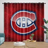 Laden Sie das Bild in den Galerie-Viewer, Montreal Canadiens Curtains Blackout Window Drapes Room Decoration