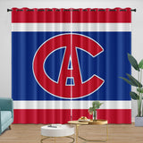 Laden Sie das Bild in den Galerie-Viewer, Montreal Canadiens Curtains Blackout Window Drapes Room Decoration