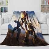 Laden Sie das Bild in den Galerie-Viewer, Movie Bumblebee Blanket Flannel Throw Kids Room Decoration
