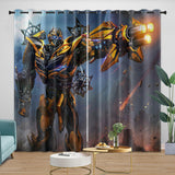 Laden Sie das Bild in den Galerie-Viewer, Movie Bumblebee Curtains Pattern Blackout Window Drapes Room Decoration