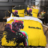 Laden Sie das Bild in den Galerie-Viewer, Movie Bumblebee Duvet Cover Pattern Bedding Set Without Filler
