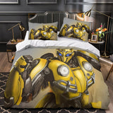 Laden Sie das Bild in den Galerie-Viewer, Movie Bumblebee Duvet Cover Pattern Bedding Set Without Filler