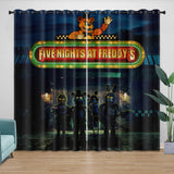 Laden Sie das Bild in den Galerie-Viewer, Movie Five Nights At Freddys Curtains Pattern Blackout Window Drapes