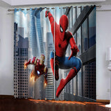 Laden Sie das Bild in den Galerie-Viewer, Movie Spider-Man Curtains Blackout Window Drapes Decoration
