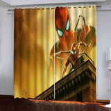Laden Sie das Bild in den Galerie-Viewer, Movie Spider-Man Curtains Blackout Window Drapes Decoration