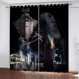 Laden Sie das Bild in den Galerie-Viewer, Movie Star Wars Curtains Pattern Blackout Window Drapes Decoration