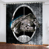 Laden Sie das Bild in den Galerie-Viewer, Movie Star Wars Curtains Pattern Blackout Window Drapes Decoration