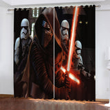 Laden Sie das Bild in den Galerie-Viewer, Movie Star Wars Curtains Pattern Blackout Window Drapes Decoration