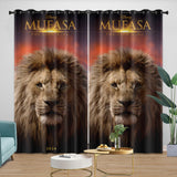 Laden Sie das Bild in den Galerie-Viewer, Mufasa, der König der Löwen, Vorhänge, Verdunkelungsvorhänge, Raumdekoration