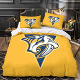 Laden Sie das Bild in den Galerie-Viewer, Nashville Predators Bedding Set Quilt Duvet Cover Without Filler