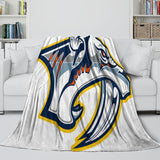 Laden Sie das Bild in den Galerie-Viewer, Nashville Predators Blanket Flannel Throw Kids Room Decoration