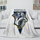 Laden Sie das Bild in den Galerie-Viewer, Nashville Predators Blanket Flannel Throw Kids Room Decoration