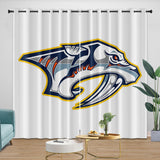 Laden Sie das Bild in den Galerie-Viewer, Nashville Predators Curtains Blackout Window Drapes Room Decoration