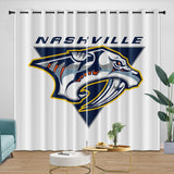 Laden Sie das Bild in den Galerie-Viewer, Nashville Predators Curtains Blackout Window Drapes Room Decoration