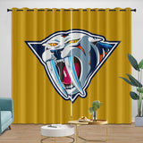 Laden Sie das Bild in den Galerie-Viewer, Nashville Predators Curtains Blackout Window Drapes Room Decoration
