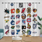Laden Sie das Bild in den Galerie-Viewer, National Hockey League NHL Curtains Blackout Window Drapes Room Decoration