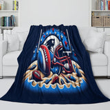 Laden Sie das Bild in den Galerie-Viewer, New England Patriots Blanket Flannel Fleece Throw Room Decoration