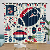 Laden Sie das Bild in den Galerie-Viewer, New England Patriots Curtains Blackout Window Drapes Room Decoration