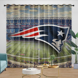 Laden Sie das Bild in den Galerie-Viewer, New England Patriots Curtains Blackout Window Drapes Room Decoration