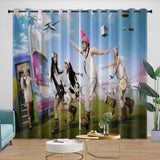 Laden Sie das Bild in den Galerie-Viewer, NewJeans Curtains Blackout Window Drapes Kids Room Decoration