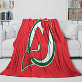 Laden Sie das Bild in den Galerie-Viewer, New Jersey Devils  Blanket Flannel Throw Kids Room Decoration