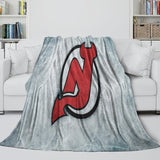 Laden Sie das Bild in den Galerie-Viewer, New Jersey Devils  Blanket Flannel Throw Kids Room Decoration