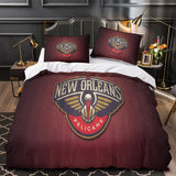 Laden Sie das Bild in den Galerie-Viewer, New Orleans Pelicans Bedding Set Duvet Cover Without Filler