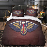 Laden Sie das Bild in den Galerie-Viewer, New Orleans Pelicans Bedding Set Duvet Cover Without Filler