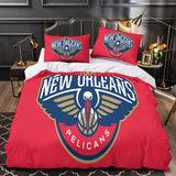 Laden Sie das Bild in den Galerie-Viewer, New Orleans Pelicans Bedding Set Duvet Cover Without Filler