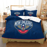 Laden Sie das Bild in den Galerie-Viewer, New Orleans Pelicans Bedding Set Duvet Cover Without Filler