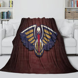 Laden Sie das Bild in den Galerie-Viewer, New Orleans Pelicans Blanket Flannel Fleece Throw Room Decoration