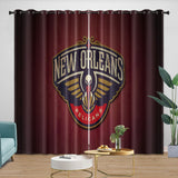 Laden Sie das Bild in den Galerie-Viewer, New Orleans Pelicans Curtains Blackout Window Drapes Room Decoration