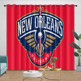 Laden Sie das Bild in den Galerie-Viewer, New Orleans Pelicans Curtains Blackout Window Drapes Room Decoration