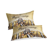 Laden Sie das Bild in den Galerie-Viewer, New Orleans Saints Bedding Set Duvet Cover Without Filler