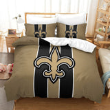 Laden Sie das Bild in den Galerie-Viewer, New Orleans Saints Bedding Set Duvet Cover Without Filler