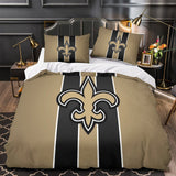 Laden Sie das Bild in den Galerie-Viewer, New Orleans Saints Bedding Set Duvet Cover Without Filler