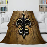 Laden Sie das Bild in den Galerie-Viewer, New Orleans Saints Blanket Flannel Fleece Throw Room Decoration