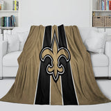 Laden Sie das Bild in den Galerie-Viewer, New Orleans Saints Blanket Flannel Fleece Throw Room Decoration