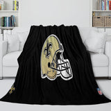 Laden Sie das Bild in den Galerie-Viewer, New Orleans Saints Blanket Flannel Fleece Throw Room Decoration