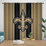 Laden Sie das Bild in den Galerie-Viewer, New Orleans Saints Curtains Blackout Window Drapes Room Decoration