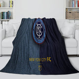 Laden Sie das Bild in den Galerie-Viewer, New York City FC Blanket Flannel Fleece Throw Room Decoration