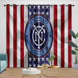 Laden Sie das Bild in den Galerie-Viewer, New York City FC Curtains Blackout Window Drapes Room Decoration