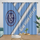 Laden Sie das Bild in den Galerie-Viewer, New York City FC Curtains Blackout Window Drapes Room Decoration